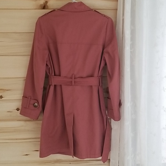 ASOS Pink Trench Coat - Picture 2 of 6